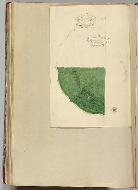 Designs for Two Tureens and a Plate