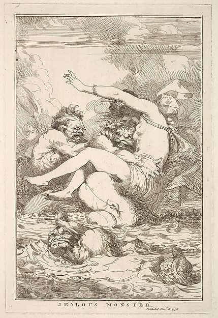 Jealous Monster (from "Fifteen Etchings Dedicated to Sir Joshua Reynolds")