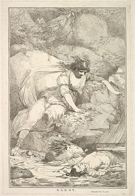 Elegy, from "Fifteen Etchings Dedicated to Sir Joshua Reynolds"