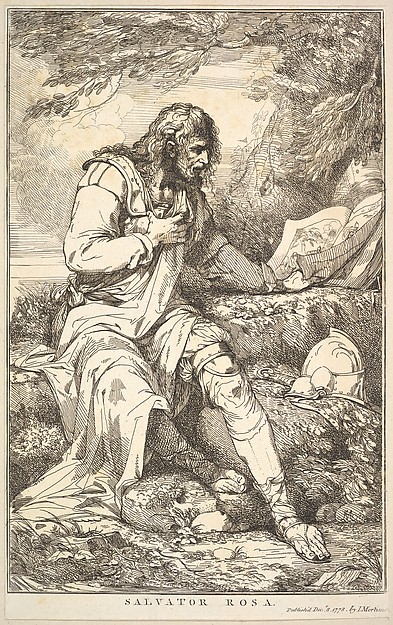 Salvator Rosa, from "Fifteen Etchings Dedicated to Sir Joshua Reynolds"