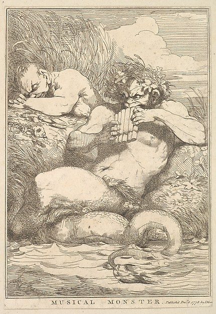 Musical Monster (from "Fifteen Etchings Dedicated to Sir Joshua Reynolds")