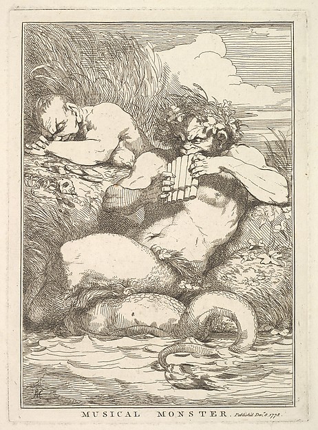 Musical Monster (from "Fifteen Etchings Dedicated to Sir Joshua Reynolds")
