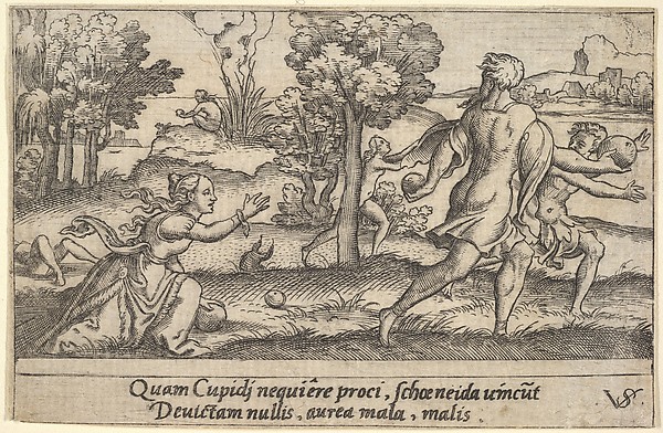 Atalanta and Hippomemes, from "Four Mythological Scenes"