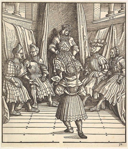 Illustration from The White King (Der Weiß König)