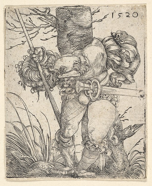 Footsoldier in front of a Tree