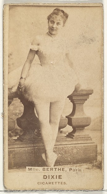 Mlle. Berthe, Paris, from the Actors and Actresses series (N45, Type 1) for Dixie Cigarettes