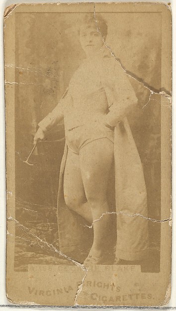 Miss Georgie Blake, from the Actors and Actresses series (N45, Type 1) for Virginia Brights Cigarettes