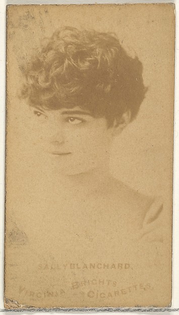 Sally Blanchard, from the Actors and Actresses series (N45, Type 1) for Virginia Brights Cigarettes