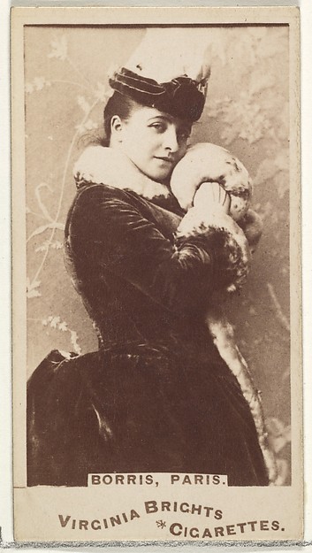 Borris, Paris, from the Actors and Actresses series (N45, Type 1) for Virginia Brights Cigarettes