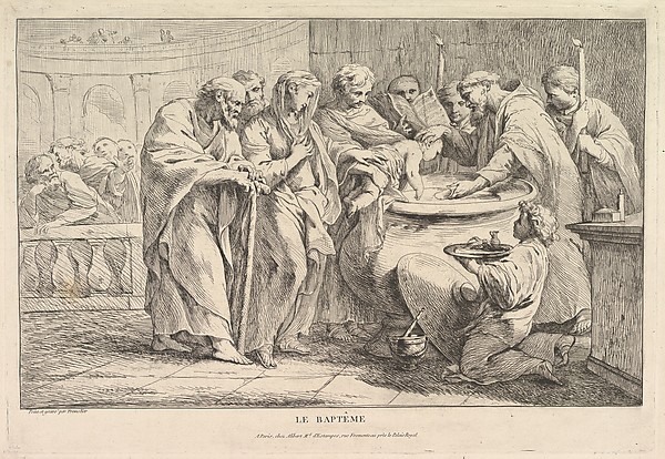The Baptism by Pierre Charles Trémolières