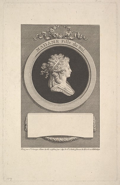 Portrait of Son Altesse Royale Madame, Duchesse d'Angoulême, Daughter of Louis XVI and Marie Antoinette