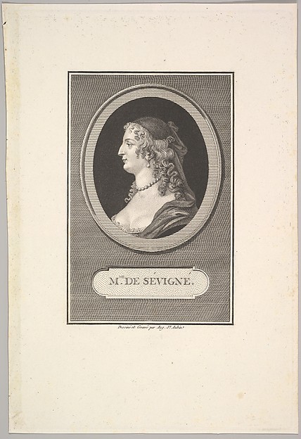Portrait of Marie de Rabutin, Mise de Sévigné