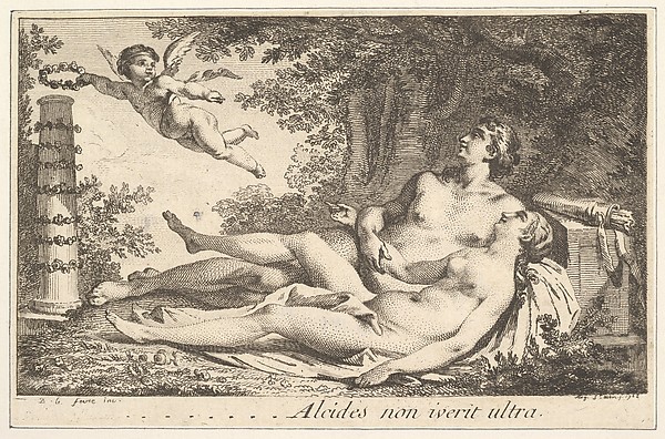 Vignette en regard du nom de Aug. de St. Aubin (Vignette next to the name of Augustin de Saint-Aubin), volume 2, plate 150 of "Dictionnaire des Graveurs. Anciens et Modernes Depuis l'origine de la Gravure, par F. Basan Graveur, Seconde Edition [...] 1789" by Augustin de Saint-Aubin, The Metropolitan Museum of Art