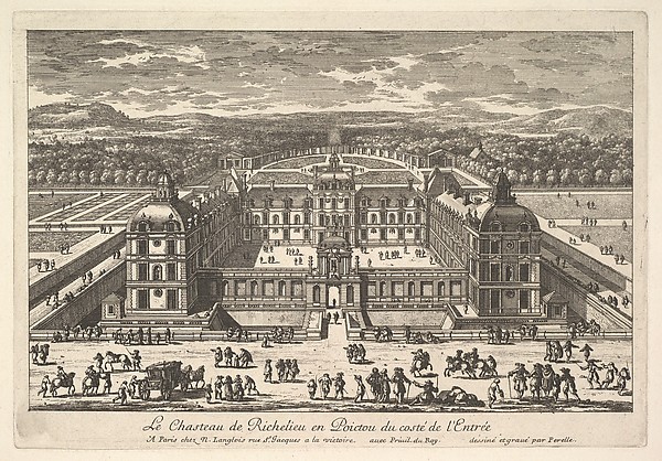 Le Château de Richelieu en Poictou du Côté de l'Entrée