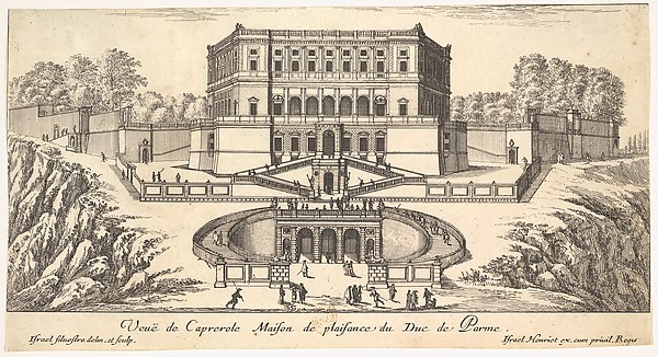 View of Caprarola, from "Fifteen Views of Italy and France"