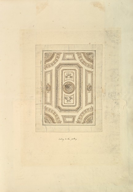 Ceiling to the Gallery, Houghton Hall, Norfolk