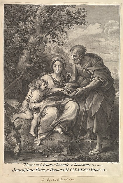 The Virgin and Joseph with the Young Jesus by Carlo Maratti
