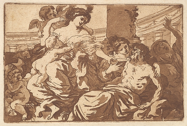 Anacreon, in an album contianing Recueil de Compositions par Lagrenée Le Jeune (Collection of Compositions by Lagrenée the Younger)