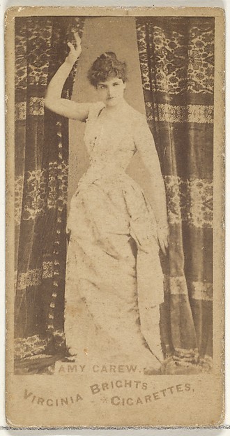 Amy Carew, from the Actors and Actresses series (N45, Type 1) for Virginia Brights Cigarettes