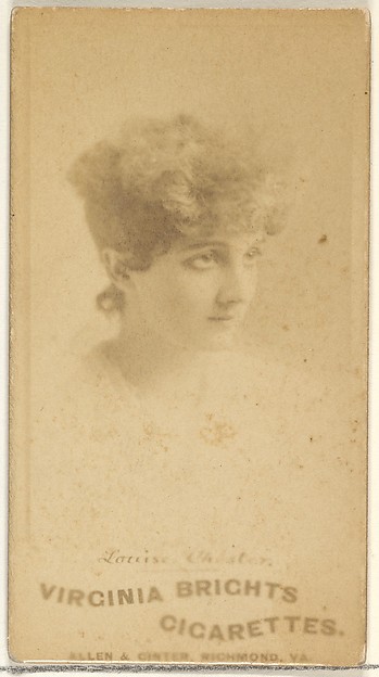 Louise Chester, from the Actors and Actresses series (N45, Type 1) for Virginia Brights Cigarettes