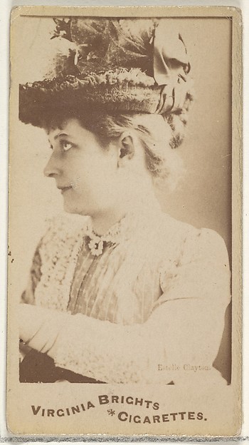 Estelle Clayton, from the Actors and Actresses series (N45, Type 1) for Virginia Brights Cigarettes