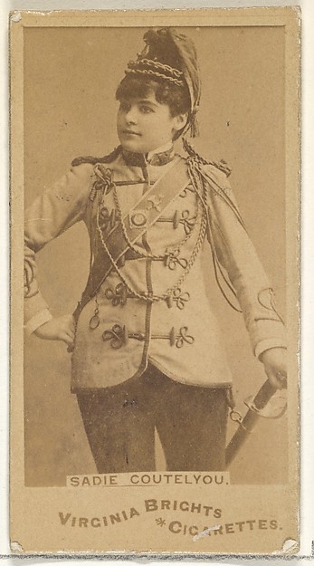 Sadie Cortelyou, from the Actors and Actresses series (N45, Type 1) for Virginia Brights Cigarettes