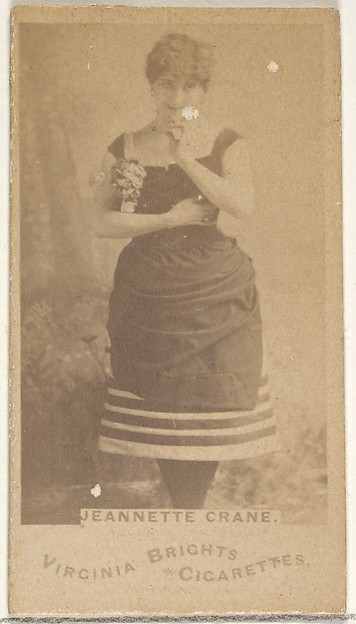 Jeannette Crane, from the Actors and Actresses series (N45, Type 1) for Virginia Brights Cigarettes