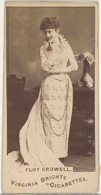 Floy Crowell, from the Actors and Actresses series (N45, Type 1) for Virginia Brights Cigarettes
