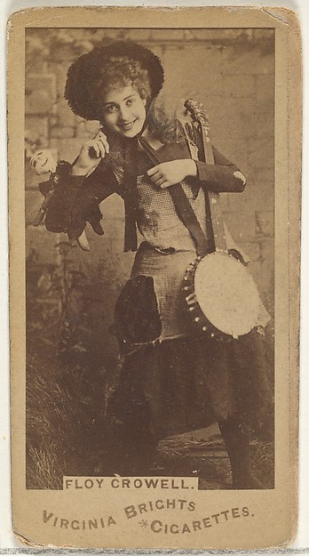 Floy Crowell, from the Actors and Actresses series (N45, Type 1) for Virginia Brights Cigarettes