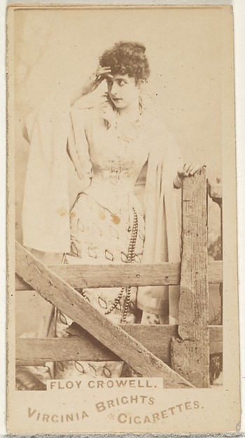 Floy Crowell, from the Actors and Actresses series (N45, Type 1) for Virginia Brights Cigarettes