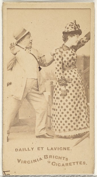 Dailly et Lavigne, from the Actors and Actresses series (N45, Type 1) for Virginia Brights Cigarettes