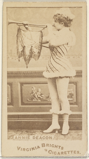 Annie Deacon, from the Actors and Actresses series (N45, Type 1) for Virginia Brights Cigarettes