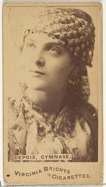 Depoix, Gymnage, from the Actors and Actresses series (N45, Type 1) for Virginia Brights Cigarettes