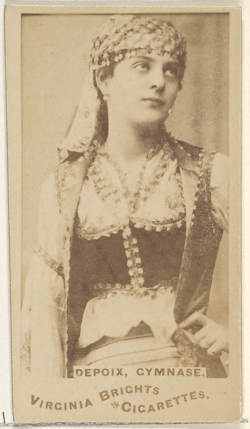 Depoix, Gymnage, from the Actors and Actresses series (N45, Type 1) for Virginia Brights Cigarettes