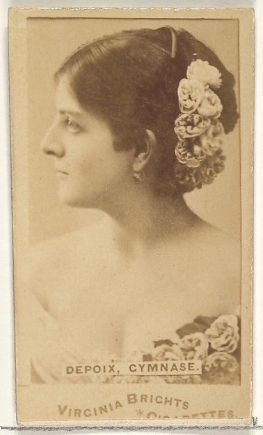 Depoix, Gymnage, from the Actors and Actresses series (N45, Type 1) for Virginia Brights Cigarettes