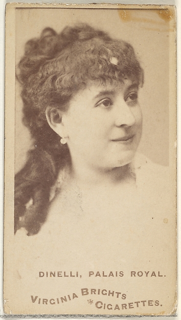 Dinelli, Palais Royal, from the Actors and Actresses series (N45, Type 1) for Virginia Brights Cigarettes