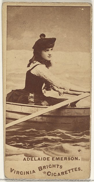 Adelaide Emerson, from the Actors and Actresses series (N45, Type 1) for Virginia Brights Cigarettes