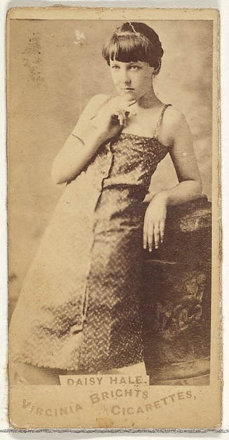 Daisy Hale, from the Actors and Actresses series (N45, Type 1) for Virginia Brights Cigarettes