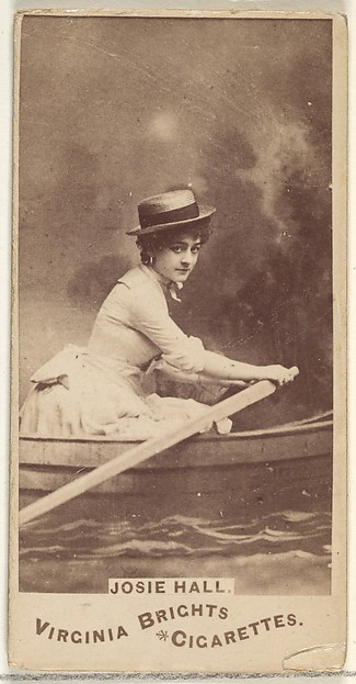 Josie Hall, from the Actors and Actresses series (N45, Type 1) for Virginia Brights Cigarettes