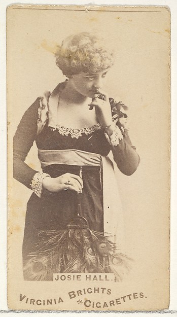 Josie Hall, from the Actors and Actresses series (N45, Type 1) for Virginia Brights Cigarettes