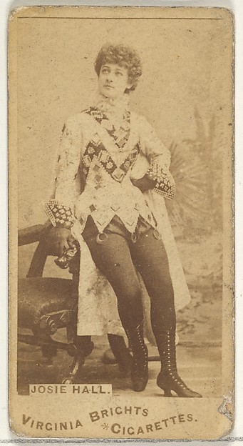 Josie Hall, from the Actors and Actresses series (N45, Type 1) for Virginia Brights Cigarettes