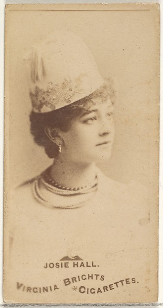 Josie Hall, from the Actors and Actresses series (N45, Type 1) for Virginia Brights Cigarettes