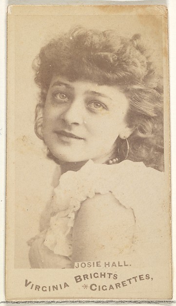 Josie Hall, from the Actors and Actresses series (N45, Type 1) for Virginia Brights Cigarettes