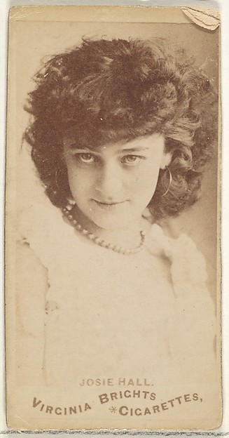 Josie Hall, from the Actors and Actresses series (N45, Type 1) for Virginia Brights Cigarettes
