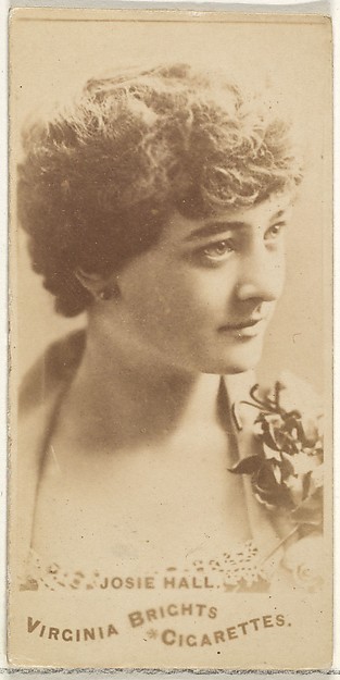 Josie Hall, from the Actors and Actresses series (N45, Type 1) for Virginia Brights Cigarettes