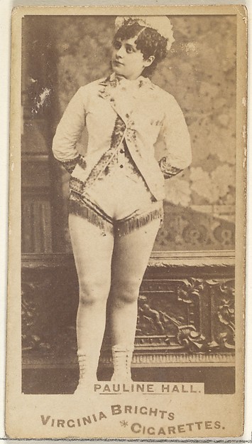 Pauline Hall, from the Actors and Actresses series (N45, Type 1) for Virginia Brights Cigarettes