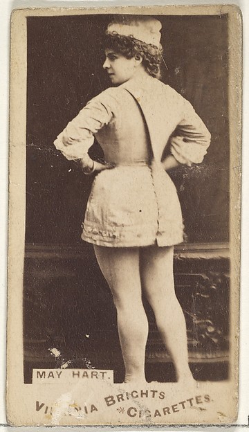 May Hart, from the Actors and Actresses series (N45, Type 1) for Virginia Brights Cigarettes