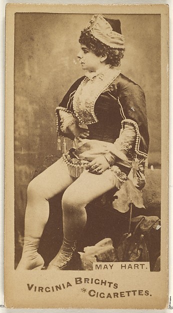 May Hart, from the Actors and Actresses series (N45, Type 1) for Virginia Brights Cigarettes