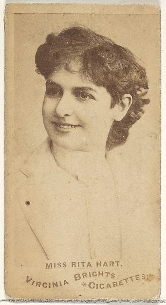 Miss Rita Hart, from the Actors and Actresses series (N45, Type 1) for Virginia Brights Cigarettes