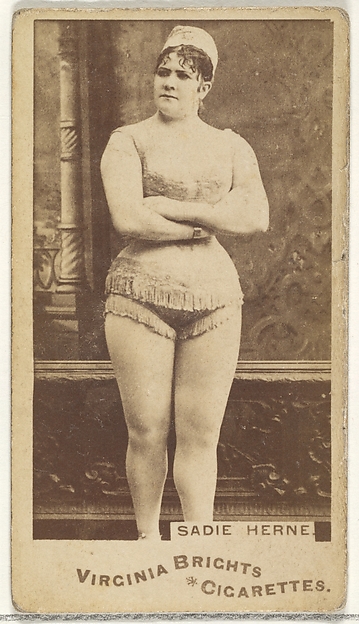 Sadie Herne, from the Actors and Actresses series (N45, Type 1) for Virginia Brights Cigarettes